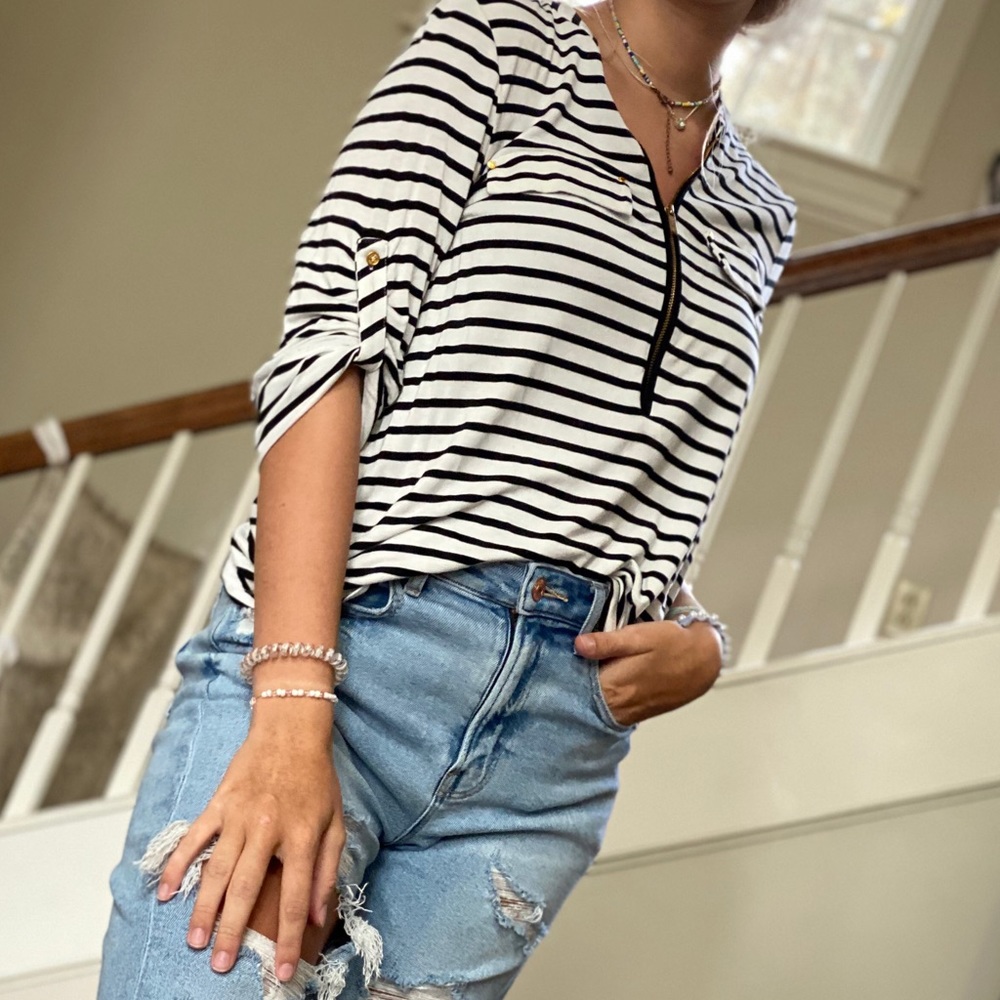 Calvin Klein three quarter sleeve top